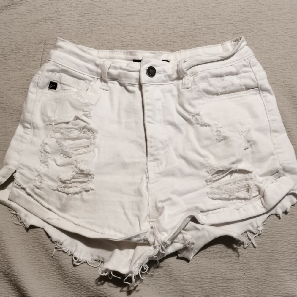 KanCan Ripped Jean Shorts